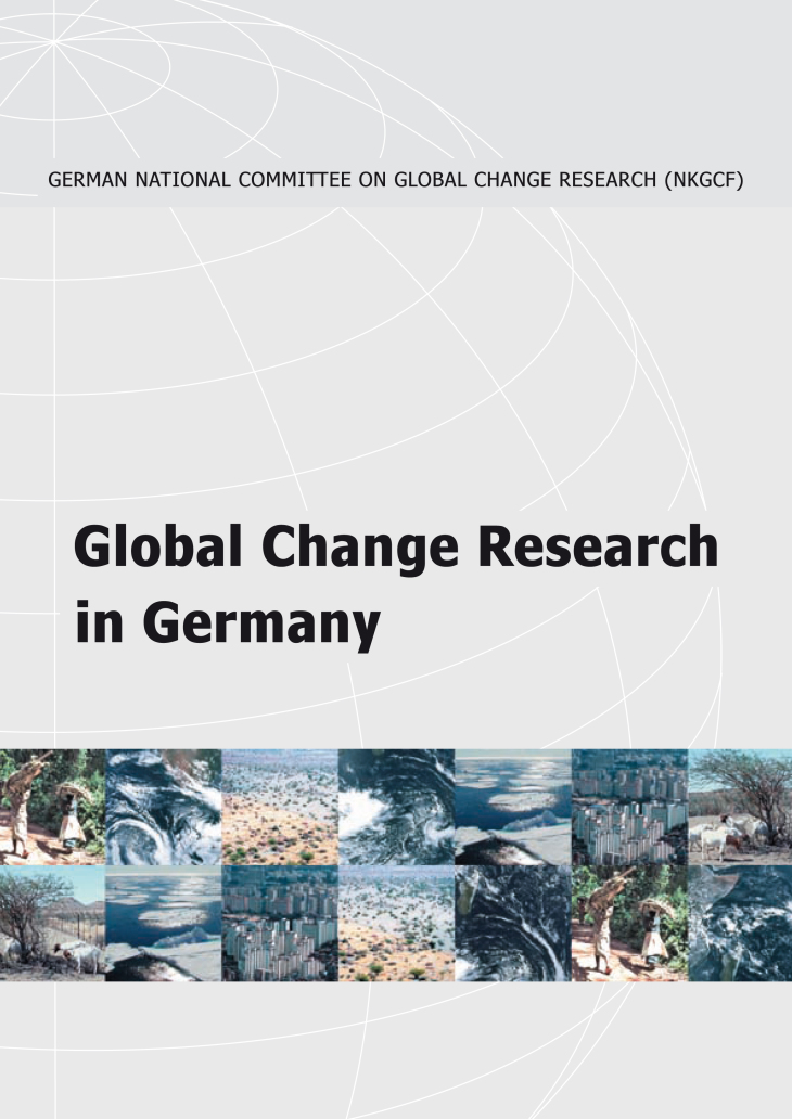 Cover Broschuere Global Change Research in Germany 2005